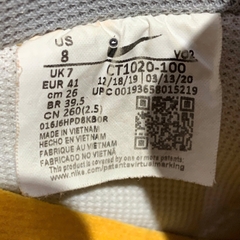 Nike Air Force 1 React 'Smoke Grey Gold' CT1020 100 SIZE 41 GIÀY 2HAND CHÍNH HÃNG PVN19933