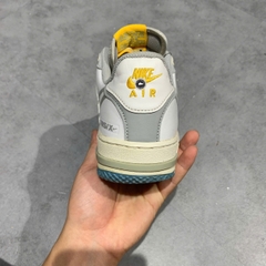 Nike Air Force 1 React 'Smoke Grey Gold' CT1020 100 SIZE 41 GIÀY 2HAND CHÍNH HÃNG PVN19933