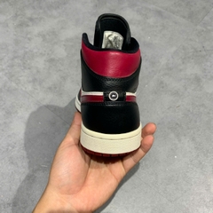 NIKE AIR JORDAN 1 MID 'BRED TOE' 554724 066 SIZE 41 GIÀY 2HAND CHÍNH HÃNG PVN20645