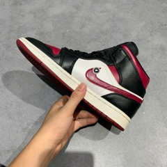 NIKE AIR JORDAN 1 MID 'BRED TOE' 554724 066 SIZE 41 GIÀY 2HAND CHÍNH HÃNG PVN20645