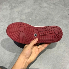 NIKE AIR JORDAN 1 MID 'BRED TOE' 554724 066 SIZE 41 GIÀY 2HAND CHÍNH HÃNG PVN20645