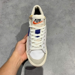NIKE BLAZER LOW '77 JUMBO 'WHITE OLD ROYAL' DQ8768 100 SIZE 41 GIÀY 2HAND CHÍNH HÃNG PVN20412
