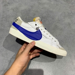 NIKE BLAZER LOW '77 JUMBO 'WHITE OLD ROYAL' DQ8768 100 SIZE 41 GIÀY 2HAND CHÍNH HÃNG PVN20412