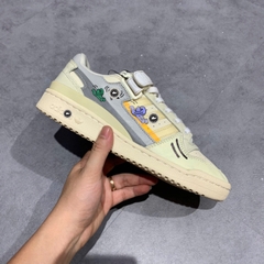 ADIDAS FORUM LOW CARTOON TREFOIL GX2181 SIZE 41 1/3 GIÀY 2HAND CHÍNH HÃNG PVN21123
