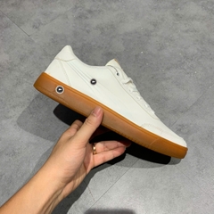 PUMA Court Breaker L Mono 'White Brown' 364976 04 SIZE 41 GIÀY 2HAND CHÍNH HÃNG PVN21149