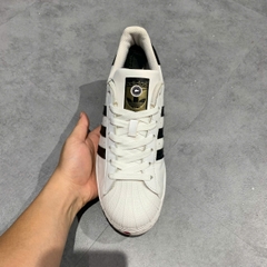 ADIDAS SUPERSTAR 'FOOTWEAR WHITE BLACK' EG4958 SIZE 42 GIÀY 2HAND CHÍNH HÃNG PVN21111
