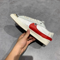 Nike Blazer Low '77 Jumbo White University Red DQ8769 100 SIZE 42.5 GIÀY 2HAND CHÍNH HÃNG PVN21107