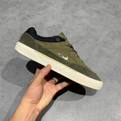 NIKE SB MALOR 'MEDIUM OLIVE' FV6064 200 SIZE 42 GIÀY 2HAND CHÍNH HÃNG PVN21348