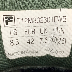 FILA FUSION x NOLLIE Skateboarding Sneakers 'Beige Black' T12M332301FWB SIZE 42 GIÀY 2HAND CHÍNH HÃNG PVN21369