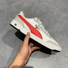 PUMA Caracal Sneakers White/Red 369863-28 SIZE 42 GIÀY 2HAND CHÍNH HÃNG PVN21351