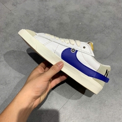 NIKE BLAZER LOW '77 JUMBO 'WHITE OLD ROYAL' DQ8768 100 SIZE 40.5 GIÀY 2HAND CHÍNH HÃNG PVN21238