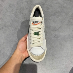 NIKE BLAZER LOW '77 JUMBO WHITE BLACK SAIL DQ1470-101 SIZE 40.5 GIÀY 2HAND CHÍNH HÃNG PVN21201