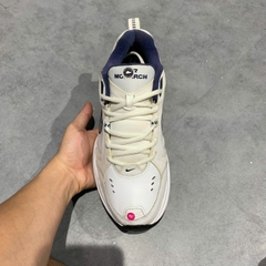 NIKE AIR MONARCH IV WHITE/METALLIC SILVER 415445 102 SIZE 40.5 GIÀY 2HAND CHÍNH HÃNG PVN21128