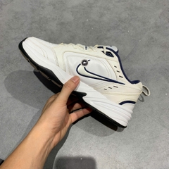 NIKE AIR MONARCH IV WHITE/METALLIC SILVER 415445 102 SIZE 40.5 GIÀY 2HAND CHÍNH HÃNG PVN21128