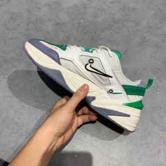 NIKE M2K TEKNO PLATINUM TINT SAIL LUCID GREEN AV4789 009 SIZE 42 GIÀY 2HAND CHÍNH HÃNG PVN21232