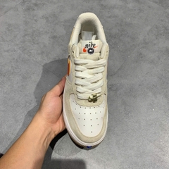 NIKE AIR FORCE 1 LOW FIRST USE CREAM (W) DA8302 101 SIZE 39 GIÀY 2HAND CHÍNH HÃNG PVN21776