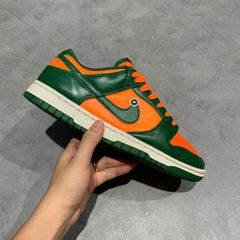 Nike Dunk Low Retro "Miami Hurricanes" DD1391 300 SIZE 42.5 GIÀY 2HAND CHÍNH HÃNG PVN21880