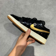 JORDAN 1 LOW GS 'METALLIC GOLD' 554723 032 SIZE 38 GIÀY 2HAND CHÍNH HÃNG PVN22153