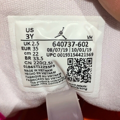 AIR JORDAN 1 MID 'FIRE PINK' 640737 602 SIZE 35 GIÀY 2HAND CHÍNH HÃNG PVN22138