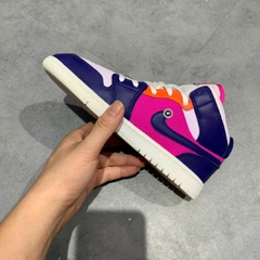 AIR JORDAN 1 MID 'FIRE PINK' 640737 602 SIZE 35 GIÀY 2HAND CHÍNH HÃNG PVN22138