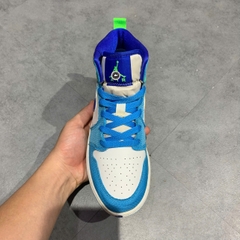 Air Jordan 1 Mid SE GS 'Sprite Blue' DA8010 400 SIZE 37.5 GIÀY 2HAND CHÍNH HÃNG PVN22113