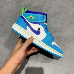Air Jordan 1 Mid SE GS 'Sprite Blue' DA8010 400 SIZE 37.5 GIÀY 2HAND CHÍNH HÃNG PVN22113