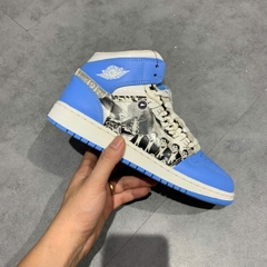 JORDAN 1 MID GS 'GAME WINNER' DR6492 100 SIZE 38.5 GIÀY 2HAND CHÍNH HÃNG PVN22093