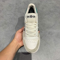 🔥 ADIDAS HOOPS 2.0 – WHITE/BLACK/GREEN – SIZE 40 – PVN22450 – CHÍNH HÃNG