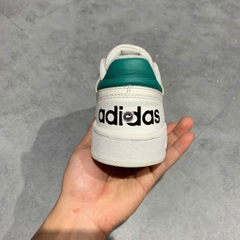 🔥 ADIDAS HOOPS 2.0 – WHITE/BLACK/GREEN – SIZE 40 – PVN22450 – CHÍNH HÃNG