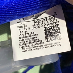 Nike Air Force 1 '07 Essential 'Hyper Blue Volt' - AO2132 402 - Size 36 - GIÀY 2HAND CHÍNH HÃNG 23031