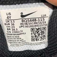 Nike Court Borough Low 2 GS White Black Orange - BQ5448 115 - Size 36 - GIÀY 2HAND CHÍNH HÃNG 23060