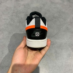 Nike Court Borough Low 2 GS White Black Orange - BQ5448 115 - Size 36 - GIÀY 2HAND CHÍNH HÃNG 23060