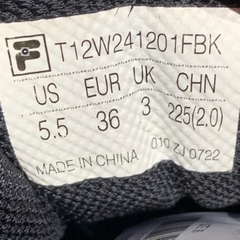 [Fila Fusion QD96 'Black White'] - T12W241201FBK - Size 36 - GIÀY 2HAND CHÍNH HÃNG 23046