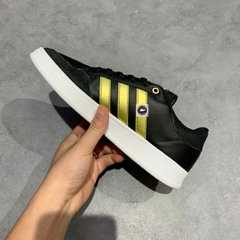 🔥 ADIDAS BREAKNET ‘BLACK / PURPLE / GOLD’ – SIZE 39 1/3 – PVN22936 – CHÍNH HÃNG