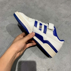🔥 ADIDAS FORUM LOW ‘WHITE / ROYAL BLUE’ – SIZE 39 1/3 – PVN22999 – CHÍNH HÃNG