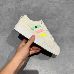 🔥 ADIDAS NIZZA PLATFORM ‘MULTI BRIGHT STRIPES’ – SIZE 38 – PVN22903 – CHÍNH HÃNG