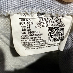 🔥 NIKE COURT LEGACY LIFT ‘SUMMIT WHITE / LIGHT SMOKE GREY’ – SIZE 40.5 – PVN23275 – CHÍNH HÃNG