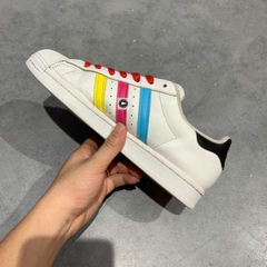 🔥 ADIDAS SUPERSTAR ‘COLORFUL TREFOIL’ – SIZE 41 1/3 – PVN23177 – CHÍNH HÃNG