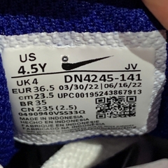 🔥 NIKE COURT BOROUGH LOW “WHITE/BLUE/ORANGE” – SIZE 36.5 – PVN23864 – CHÍNH HÃNG