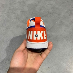 🔥 NIKE COURT BOROUGH LOW “WHITE/BLUE/ORANGE” – SIZE 36.5 – PVN23864 – CHÍNH HÃNG