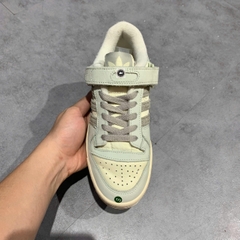 🔥 ADIDAS FORUM 84 LOW “LINEN GREEN / CREAM WHITE / METAL GREY” – SIZE 36 2/3 – PVN23725 – CHÍNH HÃNG