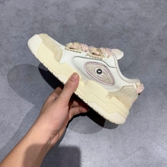 🔥 CHAMPION VALVE V1 ‘UMBER PINK PLAID PLATFORM’ – SIZE 37 – PVN23747 – CHÍNH HÃNG