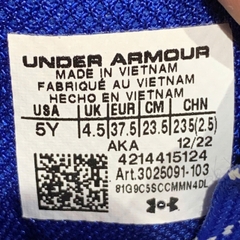 🔥 Giày Under Armour Curry 3Z6 ‘Warriors Home’ 3025090‑103 – SIZE 37.5 – PVN23855 – CHÍNH HÃNG