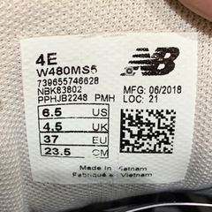 🔥 NEW BALANCE 480 V5 ‘GREY’ – SIZE 37 – PVN23993 – CHÍNH HÃNG