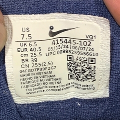 🔥 NIKE AIR MONARCH IV WHITE NAVY – SIZE 40.5 – PVN24667 – CHÍNH HÃNG