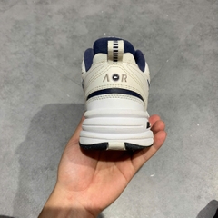 🔥 NIKE AIR MONARCH IV WHITE NAVY – SIZE 40.5 – PVN24667 – CHÍNH HÃNG