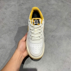 🔥 NIKE AIR FORCE 1 LOW “DUAL SWOOSH” WHITE WHEAT – SIZE 40 – PVN24951 – CHÍNH HÃNG