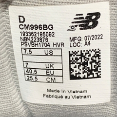 🔥 NEW BALANCE 996 “GREY SILVER” CM996BG – SIZE 40.5 – PVN25015 – CHÍNH HÃNG