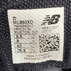 🔥 NEW BALANCE 860 V2 ‘WHITE BLACK SILVER’ – SIZE 42 – PVN25002 – CHÍNH HÃNG