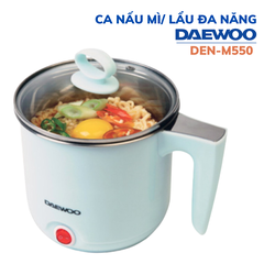 Ca nấu mì, lẩu đa năng 700ml Daewoo DEN-M550 nấu cực nhanh, bảo hành 1 năm